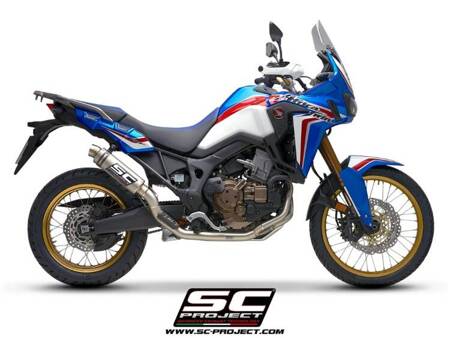 SC-Project układ wydechowy GP65 tytan Honda CRF1000L AFRICA TWIN (2016 - 2019) – ADVENTURE