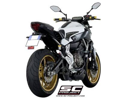 SC-Project układ wydechowy S1 Matt Black Yamaha MT-07 (2013 – 2016)