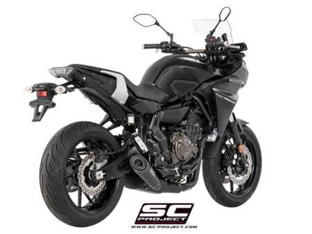 SC-Project układ wydechowy S1 Matt Black Yamaha TRACER 700 (2016 – 2020)