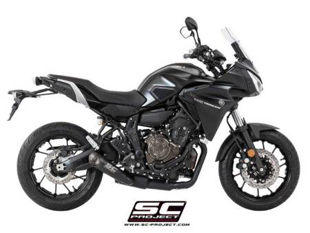 SC-Project układ wydechowy S1 Matt Black Yamaha TRACER 700 (2016 – 2020)