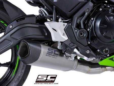 SC-Project układ wydechowy SC1-R GT Matt Black tytan Kawasaki NINJA 650 (2017 – 2019)