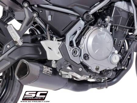 SC-Project układ wydechowy SC1-R GT Matt Black tytan Kawasaki NINJA 650 (2020)