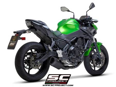 SC-Project układ wydechowy SC1-R GT Matt Black tytan Kawasaki Z650 (2020)