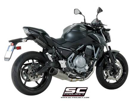 SC-Project układ wydechowy SC1-R GT tytan Kawasaki Z650 (2017 – 2019)