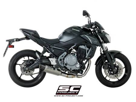 SC-Project układ wydechowy SC1-R GT tytan Kawasaki Z650 (2017 – 2019)