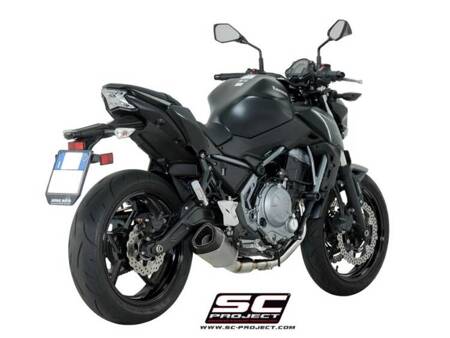 SC-Project układ wydechowy SC1-R GT tytan Kawasaki Z650 (2017 – 2019)