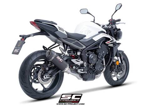 SC-Project układ wydechowy SC1-S carbon Triumph STREET TRIPLE 765 R - RS (2023 – 2024)