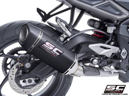 SC-Project układ wydechowy SC1-S carbon Triumph STREET TRIPLE 765 R - RS (2023 – 2024)