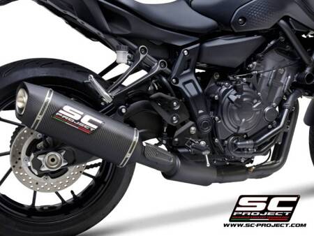 SC-Project układ wydechowy SC1-S carbon Yamaha MT-07 (2021 – 2024)