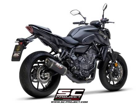 SC-Project układ wydechowy SC1-S carbon Yamaha MT-07 (2021 – 2024)