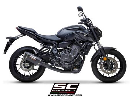 SC-Project układ wydechowy SC1-S carbon Yamaha MT-07 (2021 – 2024)