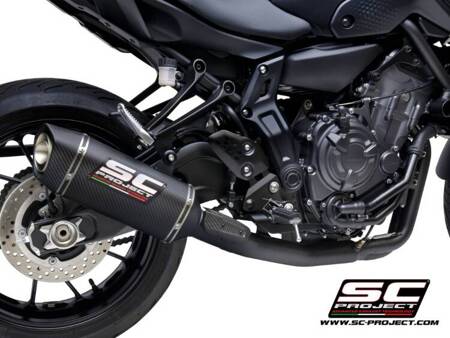 SC-Project układ wydechowy SC1-S carbon Yamaha MT-07 (2021 – 2024)