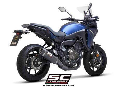 SC-Project układ wydechowy SC1-S carbon Yamaha TRACER 7 (2021 - 2024) - GT