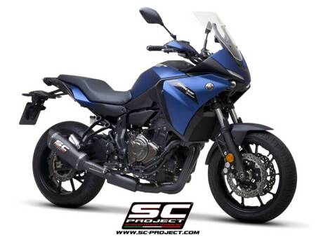 SC-Project układ wydechowy SC1-S carbon Yamaha TRACER 7 (2021 - 2024) - GT