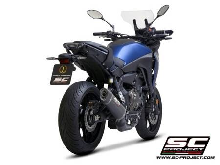 SC-Project układ wydechowy SC1-S carbon Yamaha TRACER 7 (2021 - 2024) - GT