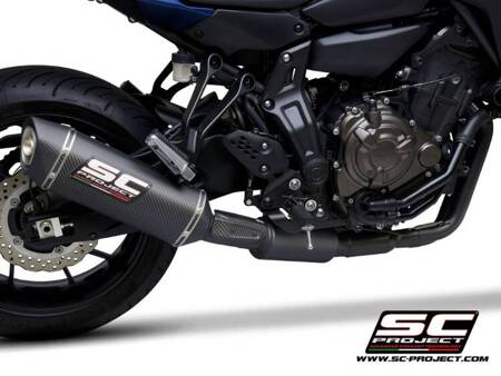 SC-Project układ wydechowy SC1-S carbon Yamaha TRACER 7 (2021 - 2024) - GT