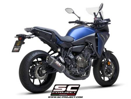 SC-Project układ wydechowy SC1-S carbon Yamaha TRACER 7 (2021 - 2024) - GT