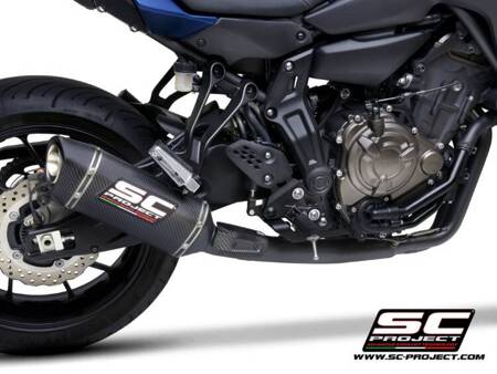 SC-Project układ wydechowy SC1-S carbon Yamaha TRACER 7 (2021 - 2024) - GT