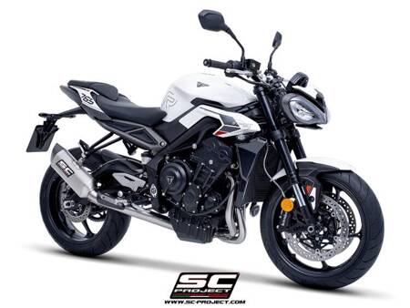 SC-Project układ wydechowy SC1-S tytan Triumph STREET TRIPLE 765 R - RS (2023 – 2024)