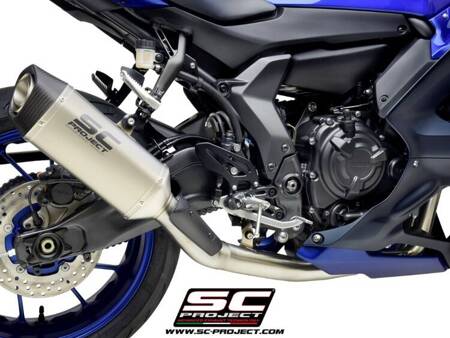 SC-Project układ wydechowy SC1-S tytan Yamaha R7 (2021 – 2024)