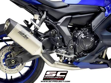 SC-Project układ wydechowy SC1-S tytan Yamaha R7 (2021 – 2024)