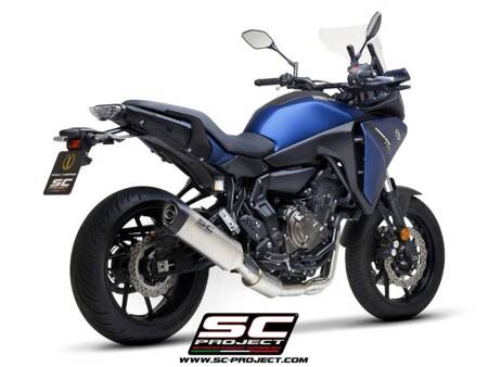 SC-Project układ wydechowy SC1-S tytan Yamaha TRACER 7 (2021 - 2024) - GT