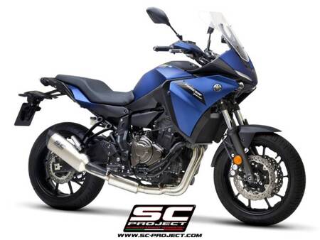 SC-Project układ wydechowy SC1-S tytan Yamaha TRACER 7 (2021 - 2024) - GT