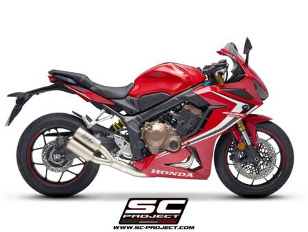 SC-Project układ wydechowy Twin CR-T tytan Honda CBR650R (2019 – 2020)