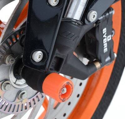 SLIDERY PRZEDNIEGO ZAWIESZENIA KTM 125 / 200 / 390 DUKE / RC125 / 200 / 390 ORANGE R&G