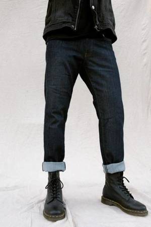 SPODNIE JEANS BROGER CALIFORNIA SLIM FIT RAW NAVY W31L