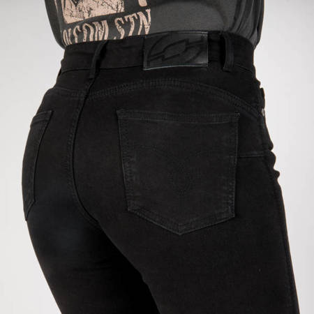 SPODNIE JEANS OZONE STRIKER LADY SLIM FIT BLACK