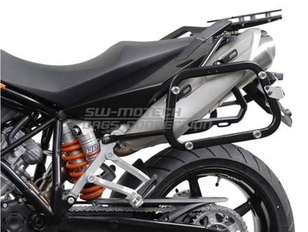 STELAŻ EVO NA KUFRY BOCZNE SW-MOTECH KTM 990 SM/SM-T/SM-R/950 SM, BLACK