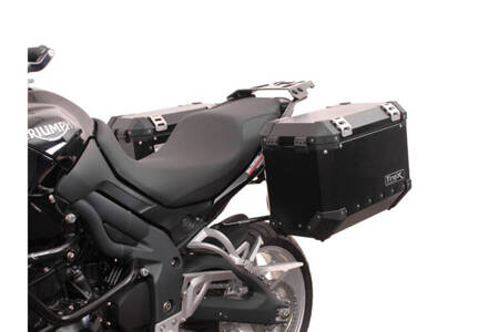 STELAŻ EVO NA KUFRY BOCZNE SW-MOTECH TRIUMPH TIGER 1050 (06-12), BLACK