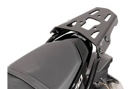 STELAŻ POD PŁYTĘ MONTAŻOWĄ KUFRA ALU-RACK SW-MOTECH SUZUKI GSR 750 (11-16) BLACK