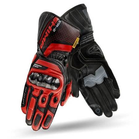 STR-2 GLOVES BLACK/RED Shima