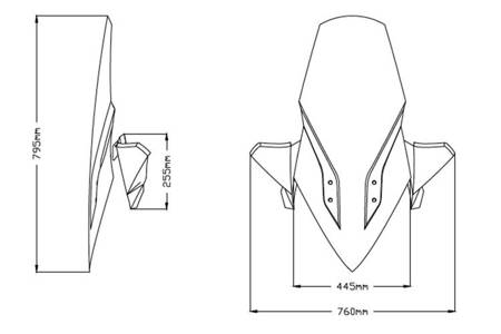 SZYBA PUIG V-TECH DO KYMCO XCITING S 400 19-20