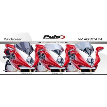 SZYBA SPORTOWA PUIG DO MV AGUSTA F4/R/ F4 RR 10-20