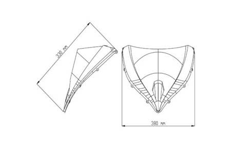 SZYBA SPORTOWA PUIG DO MV AGUSTA F4/R/ F4 RR 10-20