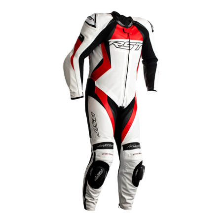 Skórzany Kombinezon Motocyklowy RST Tractech Evo 4 CE White/Red (2355)