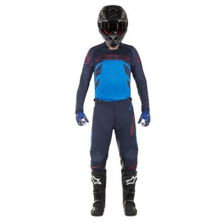 Spodnie Alpinestars RACER TECH COMPASS kolor Fioletowo/Granatowo/Niebieski, Cross Enduro  2019