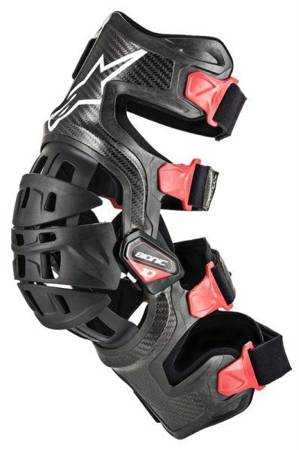 Stabilizator kolan ALPINESTARS MX BIONIC-10 CARBON kolor czarny/czerwony