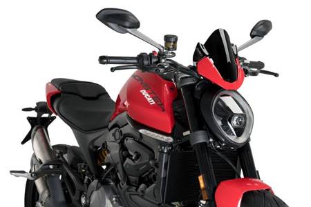 Szyba sportowa PUIG do Ducati Monster 937 21-22 (do org. owiewki) Czarny (N) 20688N