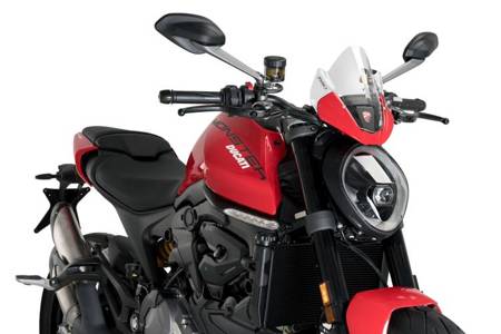 Szyba sportowa PUIG do Ducati Monster 937 21-22 (do org. owiewki) Przezroczysty (W) 20688W