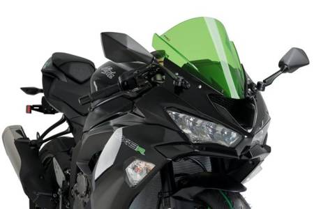 Szyba sportowa PUIG do Kawasaki ZX10R 08-10 / ZX6R / 636 09-23 Zielony (V) 3177V