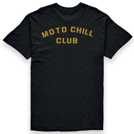 T-SHIRT BROGER MOTO CHILL CLUB BLACK