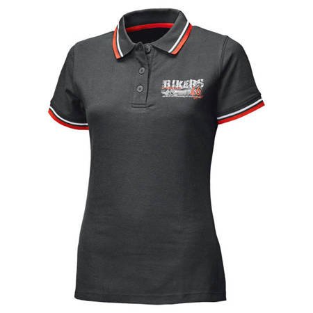 T-Shirt Held Lady Polo Bikers Black