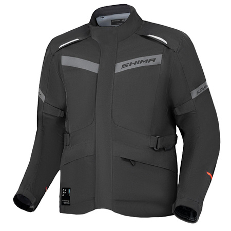 TURYSTYCZNA KURTKA MOTOCYKLOWA ALPHA MEN JKT BLK SHIMA