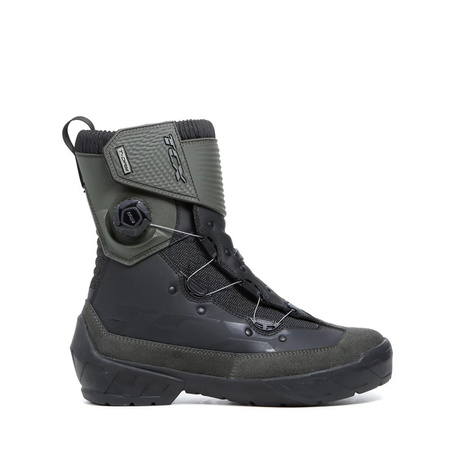 TURYSTYCZNE BUTY MOTOCYKLOWE TCX INFINITY 3 MID WP BLACK/MILITARY-GREEN