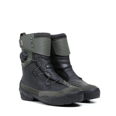 TURYSTYCZNE BUTY MOTOCYKLOWE TCX INFINITY 3 MID WP BLACK/MILITARY-GREEN