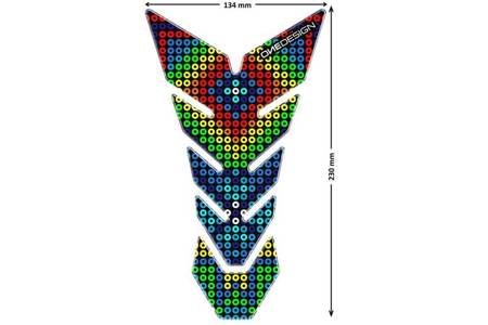 Tankpad PUIG Colourly Czerwony (R) 3675R